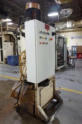 20 TON RA HYDRAULIC C-FRAME PRESS, 18" LR x 16" FB BA, 16" THROAT, 15 HP MOTOR, UPDATED CONTROLS 2011