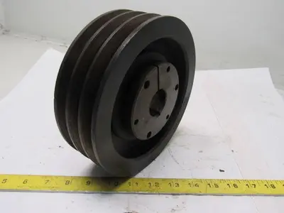 Maurey 3A7.0-B7.4SK 7-1/4" OD 3 Belt Pulley 1-3/8" Bore QD Bushed