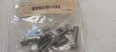 LOT OF 37 BOLT 1/4-28X 5/8" 18-8SS SOCKET CAP