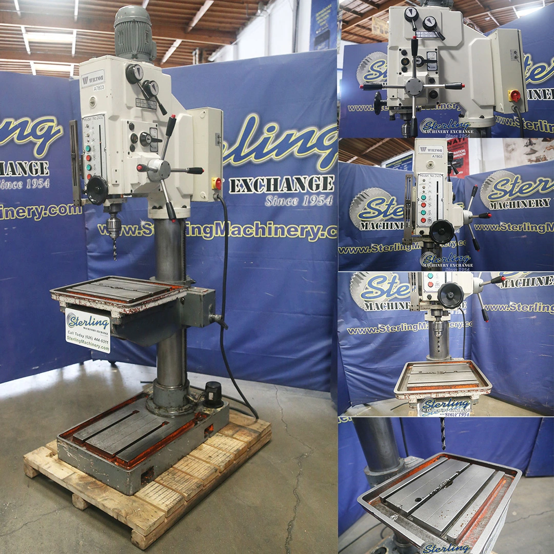 Used WILTON 2402 Heavy Duty & Sensitive Single Spindle Drills California US | Sterling Machinery Exchange #1465341