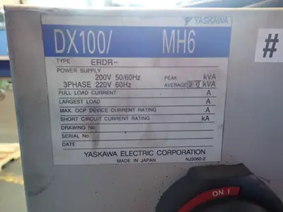 USED YASKAWA MOTOMAN MH6