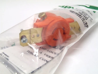 NEW BRYANT LOCKING RECEPTACLE, ISOLATED GROUND L6-15R