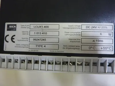 Used SICK MAIHAK LCUX1-400 Light Curtains & Grids Michigan US | Ideal Machinery #1277229