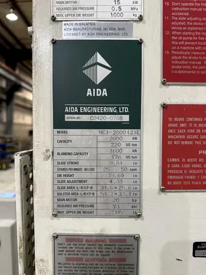 USED AIDA NC1-2000(2)