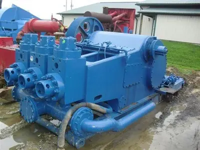 Used IDECO T-1000 TRIPLEX MUD PUMP Piston Pumps Pennsylvania US | East West Machinery & Drilling #1416171