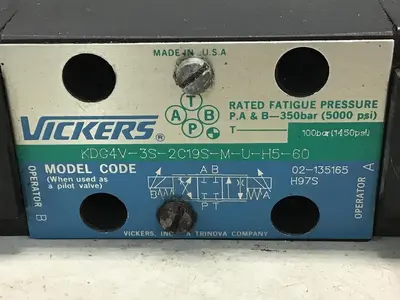 USED VICKERS KDG4V-3S-2C19S-M-U-H5-60