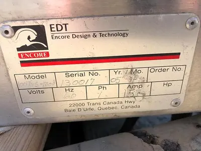 USED 2005 ENCORE DESIGN & TECHNOLOGY (AESUS) 100 TBS M00