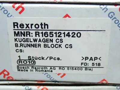 New | in-Stock REXROTH R165121420 Tooling & Accessories (Other) Ohio US | HGR 24 #882140