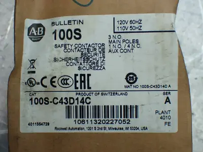 NEW ALLENBRADLEY 100SC43D14C