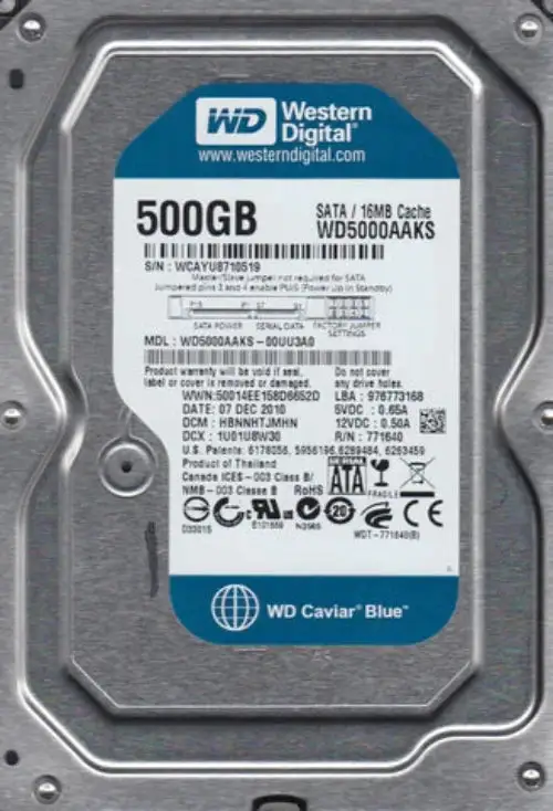 Used _UNKNOWN_ SATA Hard Disk Drive (HDD) - For the HP DesignJet L26500 & HP Latex 260 (CQ869-67024) - Refurbished Memory Oklahoma US | Wide Image Solutions #1533966