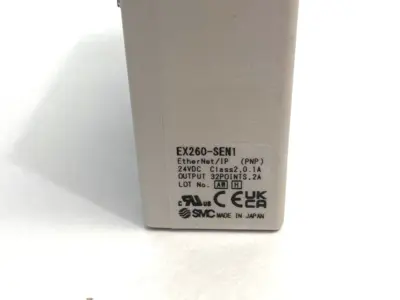 Used SMC EtherNet/IP Compact Serial Interface Unit PNP 24VDC PLC Input & Output Michigan US | Maverick Industrial Sales #1391539