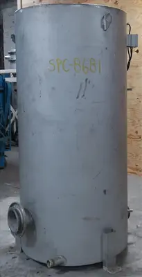 SPC8681  Tank 350 gallon vertical tank, Stainless Steel, flat