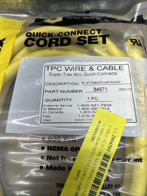 NEW TPC Wire 84971