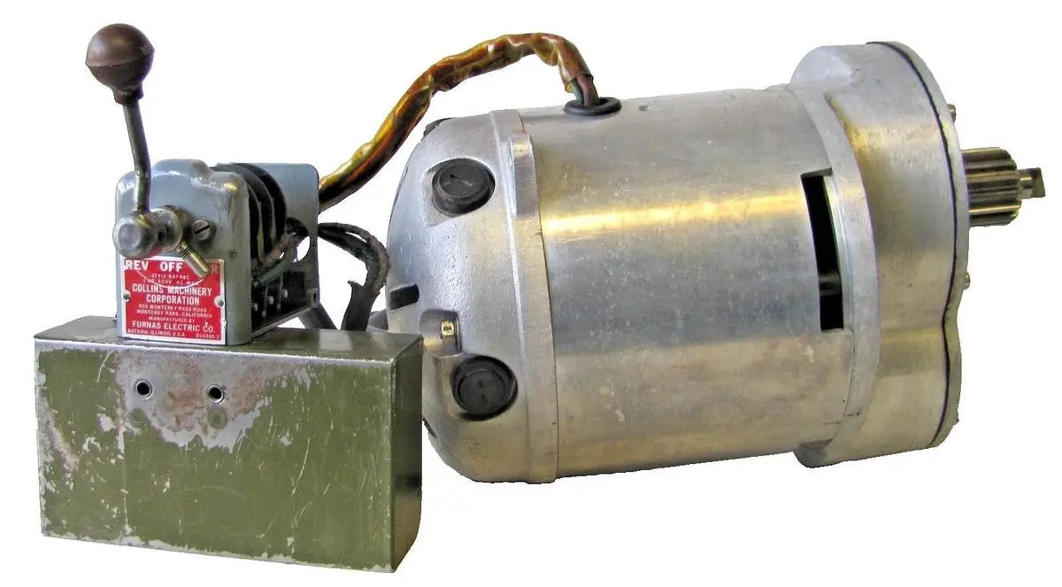Collins 22A Thred-O-Matic Electric Motor with Switch 115V HS M