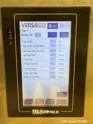 Used WEIGHPACK SYSTEMS VERTEK 1200 Bagger Only Vertical Form & Fill Illinois US | Aaron Equipment #1413478