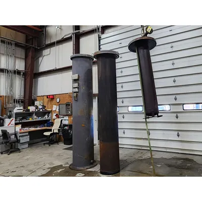Used 24" Dia X 10'-6" Chlorine / Helium Gas Vaporizer Exchanger