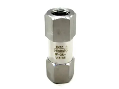 NEW PARKER 8F-C8L-1/3-SS CHECK VALVE 8FC8L1/3SS