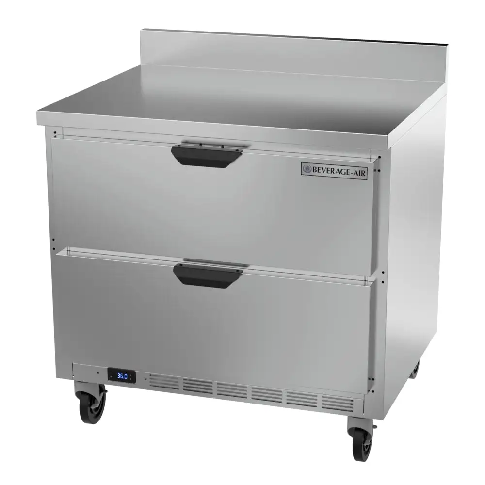 Beverage-Air WTRD36AHC-2-FIP 36" Worktop Refrigerator W/ (1) Section, 115v