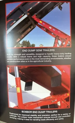 New | in-Stock 2025 GERMANIC R20-3500 END DUMP Dump Trailers Minnesota US | Carco Truck & Equipment #1513888