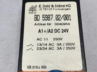 USED E DOLD & SOHNE KG BD5987.02/001