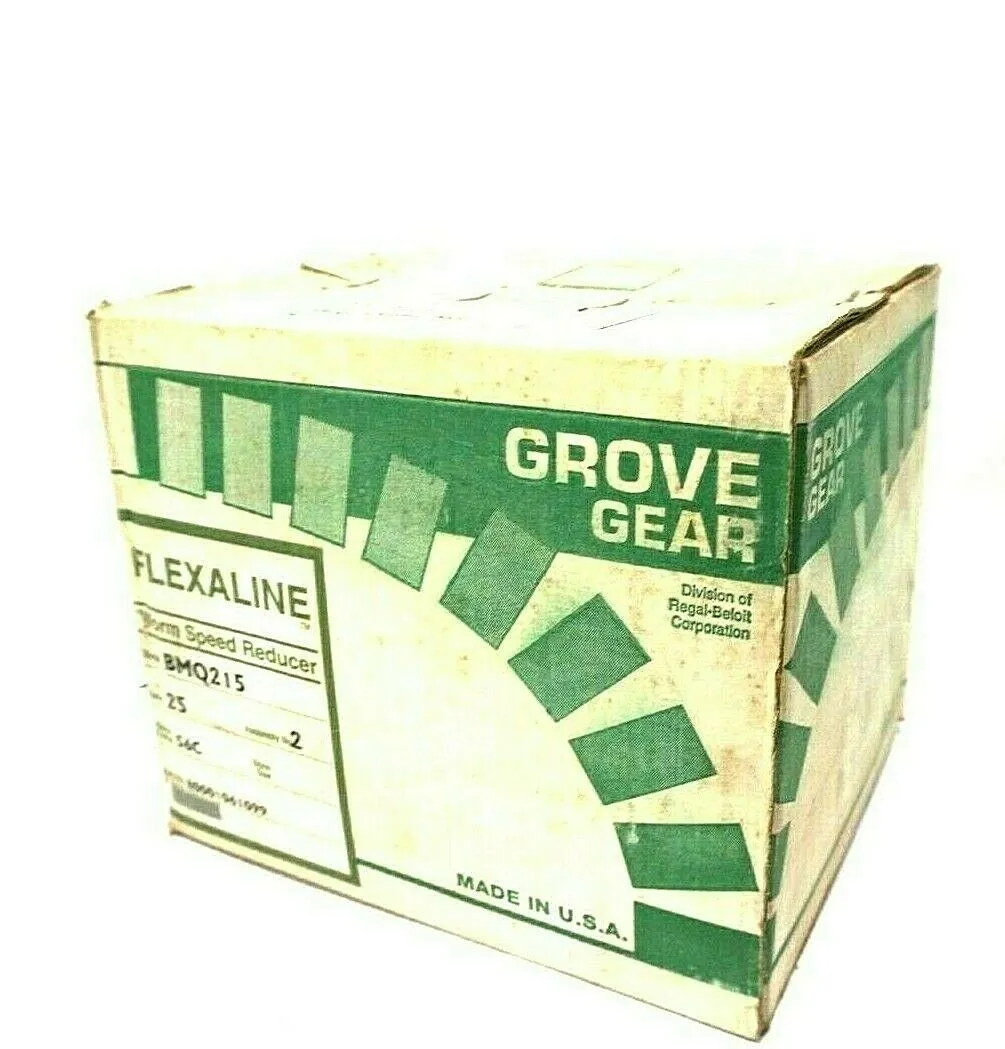 NEW GROVE GEAR BMQ215 WORM SPEED REDUCER 80001061099