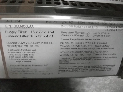 Used THERMO _UNKNOWN_ Biological Safety Cabinets California US | Biotech Equipment Sales #1464786