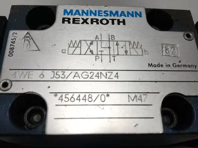USED REXROTH 4WE6J53/AG24NZ4 MANIFOLD
