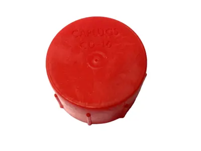 USED CAPLUGS THREADED PLASTIC CAPS 1" TUBE 1-5/16-12 THREAD LOT OF 315