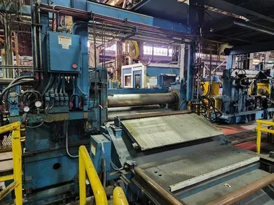 52” x .100” x 35,000 Lb. Stamco Double-Loop Slitting Line