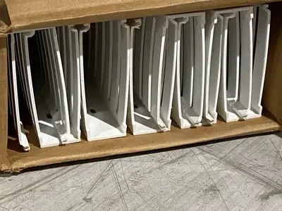 G1X4WH6 | Panduit  PVC Wide Slot Base Wiring Duct 1" x 4" 48ft White - New Other
