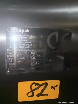 Used REPAK RE25 Thermoforming Machines Illinois US | Aaron Equipment #1512818