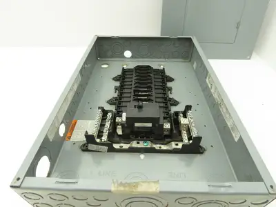 Square D BX21D/K Load Center Enclosure 125A 120/240V 1ph 24 Breaker Box