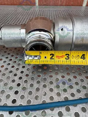 USED OPTEK AF45-EX FM-D WAVELENGTH UV ABSORBTION SENSOR W/ 1.5" SANITARY FITTING