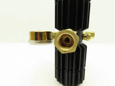 Harris 3-CD100F Calorific Compressed Gas Regulator w/1500PSI Gauge & Flowmeter