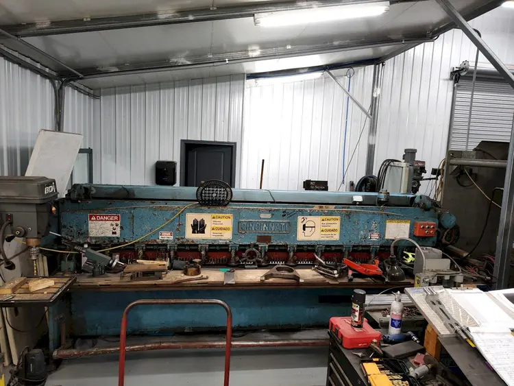 Used CINCINNATI INC NO MODEL Power Squaring Shears (Gauge) Ohio US | G-2000, Inc. #1080139