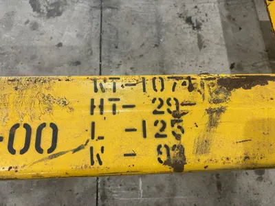 8,000 LBS X 10' X 8' LETELLIER 4-ARM SPREADER BAR LIFT BEAM WITH CENTERING ADJUSTMENT: STOCK #21987