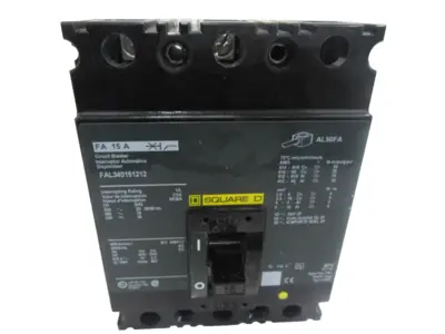 NEW SQUARE D FAL34015-1212 CIRCUIT BREAKER 15A 3P FAL3401531212