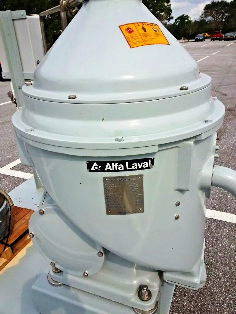 Alfa-Laval WHPX 410 TGD-29-60 biodiesel purifier skid, SS.