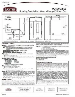 USED 2010 BAXTER OV500