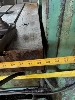 36-1/2" X 42-1/2" X 6" T-SLOTTED BOLSTER PLATE. STOCK # 0989725