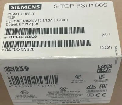 NEW SEALED SIEMENS 6EP1333-2BA20 POWER SUPPLY 6EP13332BA20