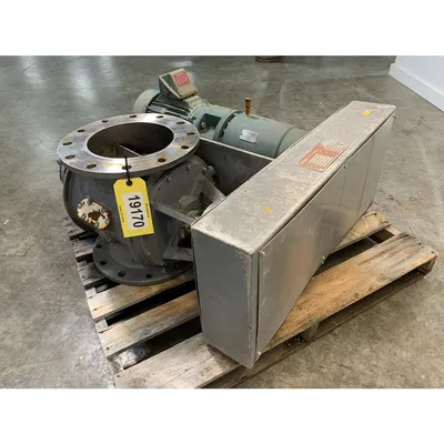 Used 10" Stainless Steel Flo-Tronics Rotary Airlock Feeder Valve