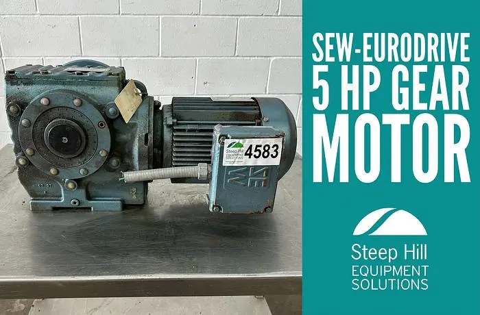 Sew-Eurodrive 5 HP Motor w/ Gear Reducer