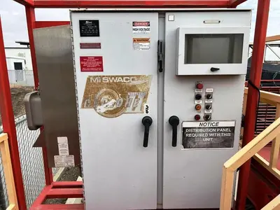 (2) Swaco CD 518 HV Slimline decanters centrifuges on trailer, Duplex SS.