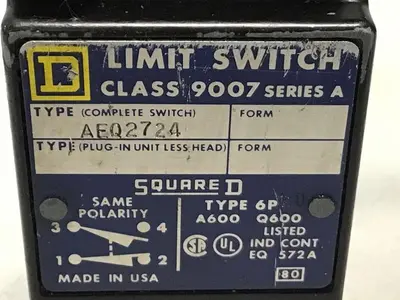 USED SQUARE D 9007-AEQ2724