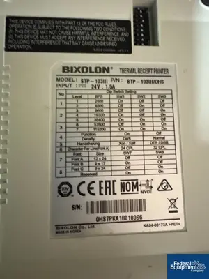 Used Unknown Bixolon STP-103II Thermal Receipt Printers, Lot of 14 Processing (misc) Ohio US | Federal Equipment Company #1557996