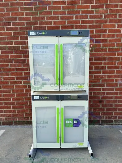 Used CARON 7410-5-1 CO2 DUAL STACKED LABORATORY INCUBATOR 45°C, 115V Incubators California US | Equipment Lab #485643