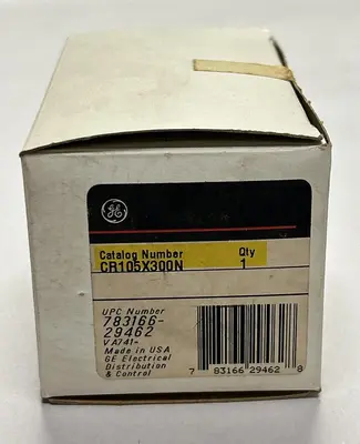 Used GENERAL ELECTRIC CR105X300N Miscellaneous Equipment (Electrical & Power) | Surplus Asset Holdings #1197345