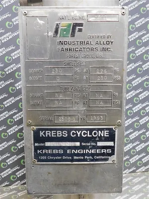 USED KREBS P6/SA/-S-393