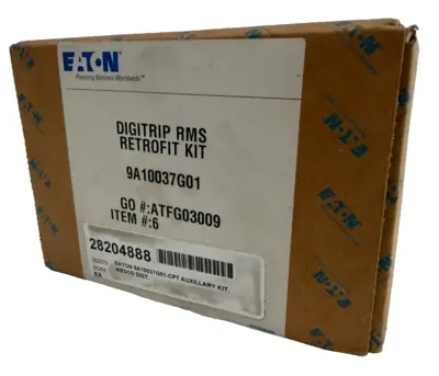 NEW EATON 9A10037G01 DIGITRIP RMS RETROFIT KIT /CPT AUXILLARY KIT